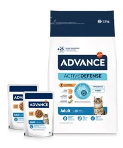 Cat Adult Chicken / Rice + 2 Pouches Chicken 1,5 Kg + 2X85 Gr