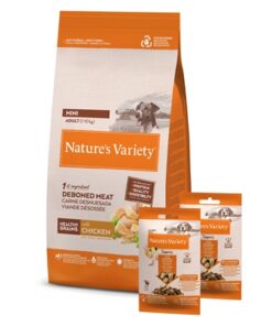 Variety Original Adult Mini Chicken Met 2 Freeze Dried Toppers 1,5 Kg + 2X120 Gr