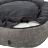 Vital Hondenmand Lennox Rond Grijs 70X70 Cm