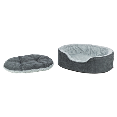 Vital Hondenmand Lino Soft Ovaal Grijs / Lichtgrijs 83X67 Cm