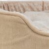 Vital Hondenmand Lino Soft Ovaal Beige / Creme 60X45 Cm