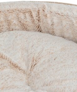 Vital Hondenmand Lino Soft Ovaal Beige / Creme 83X67 Cm