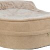 Vital Hondenmand Lino Soft Ovaal Beige / Creme 110X92 Cm