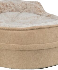 Vital Hondenmand Lino Soft Ovaal Beige / Creme 110X92 Cm