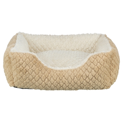 Hondenmand Kaline Mio Hoekig Lichtbruin / Creme 50X40 Cm
