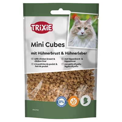 Mini Cubes Met Kippenborst En Kippenlever 50 Gr