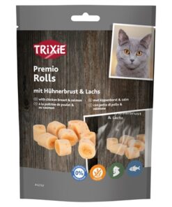 Premio Rolls Met Kippenborst En Zalm 50 Gr