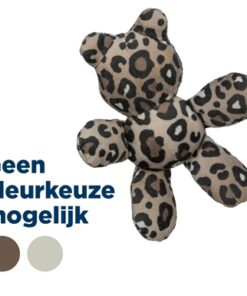 Beer Pluche Panterprint Met Kattenkruid / Catnip Assorti 12 Cm