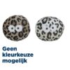 Bal Met Ogen Panterprint Met Kattenkruid / Catnip Assorti 5,5 Cm 2 St