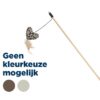 Kattenhengel Hart Hout / Katoen Met Kattenkruid / Catnip 50 Cm