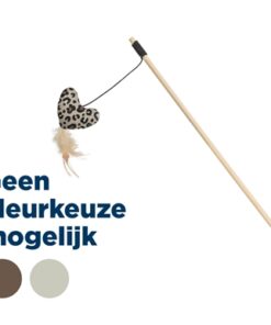 Kattenhengel Hart Hout / Katoen Met Kattenkruid / Catnip 50 Cm