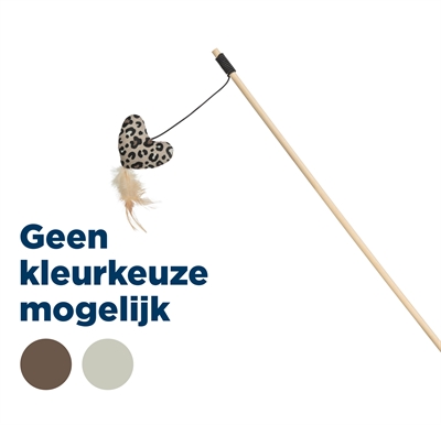 Kattenhengel Hart Hout / Katoen Met Kattenkruid / Catnip 50 Cm
