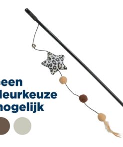 Kattenhengel Ster Pluche Met Kattenkruid / Catnip 50 Cm