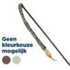Kattenhengel Staart Panterprint Pluche Met Kattenkruid / Catnip 51 Cm