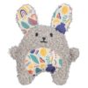 Konijn Pluche Met Kattenkruid / Catnip Grijs 11 Cm