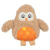 Uil Pluche Met Kattenkruid / Catnip Bruin 10 Cm