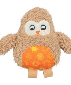 Uil Pluche Met Kattenkruid / Catnip Bruin 10 Cm