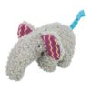 Olifant Pluche Met Kattenkruid / Catnip Grijs 15 Cm