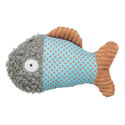 Vis Pluche / Stof Met Kattenkruid / Catnip 9 Cm
