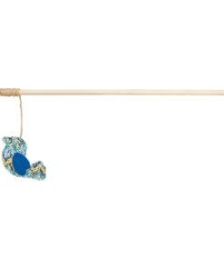 Kattenhengel Vogel Hout / Pluche Met Kattenkruid / Catnip 40 Cm