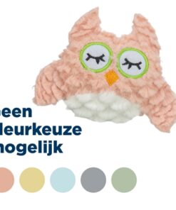 Uil Pluche Met Kattenkruid / Catnip Assorti 11 Cm