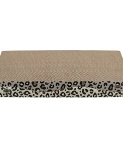 Krabplank Leo Karton Panterprint Met Kattenkruid / Catnip 44X25X6 Cm 2 St