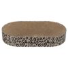 Krabmat / Mand Leo Karton Met Kattenkruid / Catnip Bruin 63X35X10 Cm