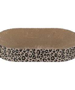 Krabmat / Mand Leo Karton Met Kattenkruid / Catnip Bruin 63X35X10 Cm