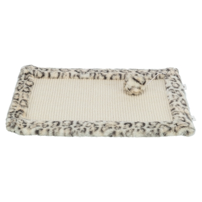 Krabmat Leo Panterprint Creme 55X35 Cm