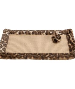 Krabmat Leo Panterprint Bruin 55X35 Cm