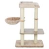 Krabpaal Sienna Taupe 68X38X105 Cm