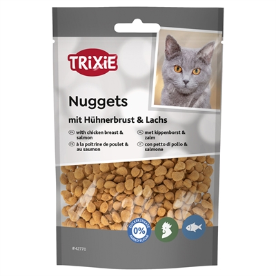 Nuggets Met Kippenborst En Zalm 50 Gr