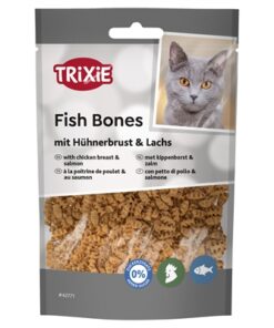 Fish Bones Met Kippenborst En Zalm 50 Gr