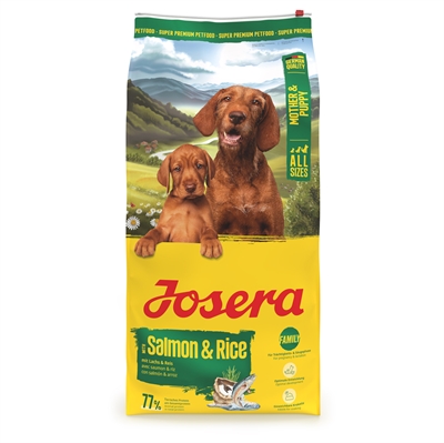All Sizes Mother/Puppy Salmon / Rice 12,5 Kg