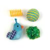 Pet Tabby Patch Vogel Multipack Blauw 4 St