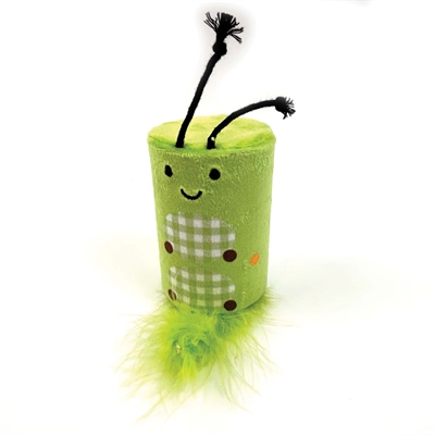 Pet Tabby Patch Rups Ratel En Roller Groen 18X7X7 Cm