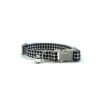 Pet Tabby Patch Halsband Kat Ruit Zwart 18-30X1 Cm