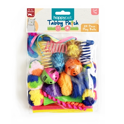 Pet Tabby Patch Ballen Multipack 17X15X3,5 Cm 24 St