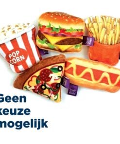 Pet Tabby Patch Fast Food Met Catnip Assorti 11,5X5,5X3,5 Cm