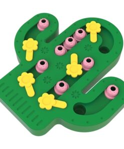 Pet Tabby Patch Cactus Puzzel Intelligentie Speelgoed 34X29X4 Cm