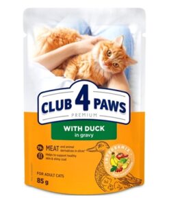 4 Paws Premium Adult Pouch Eend In Saus 24X85 Gr