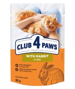 4 Paws Premium Adult Pouch Konijn In Gelei 24X85 Gr