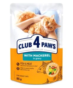 4 Paws Premium Adult Pouch Makreel In Saus 24X85 Gr