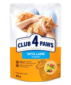 4 Paws Premium Adult Pouch Lam In Saus 24X85 Gr