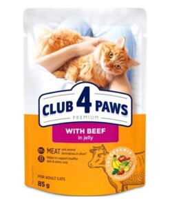 4 Paws Premium Adult Pouch Rund In Gelei 24X85 Gr