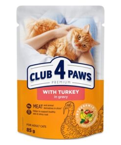 4 Paws Premium Adult Pouch Kalkoen In Saus 24X85 Gr