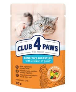 4 Paws Premium Adult Sensitive Digestion Pouch Kip In Saus 24X80 Gr
