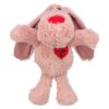 Hond Hart Pluche Roze 28 Cm