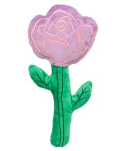 Roos Pluche Paars 30 Cm
