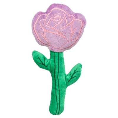 Roos Pluche Paars 30 Cm